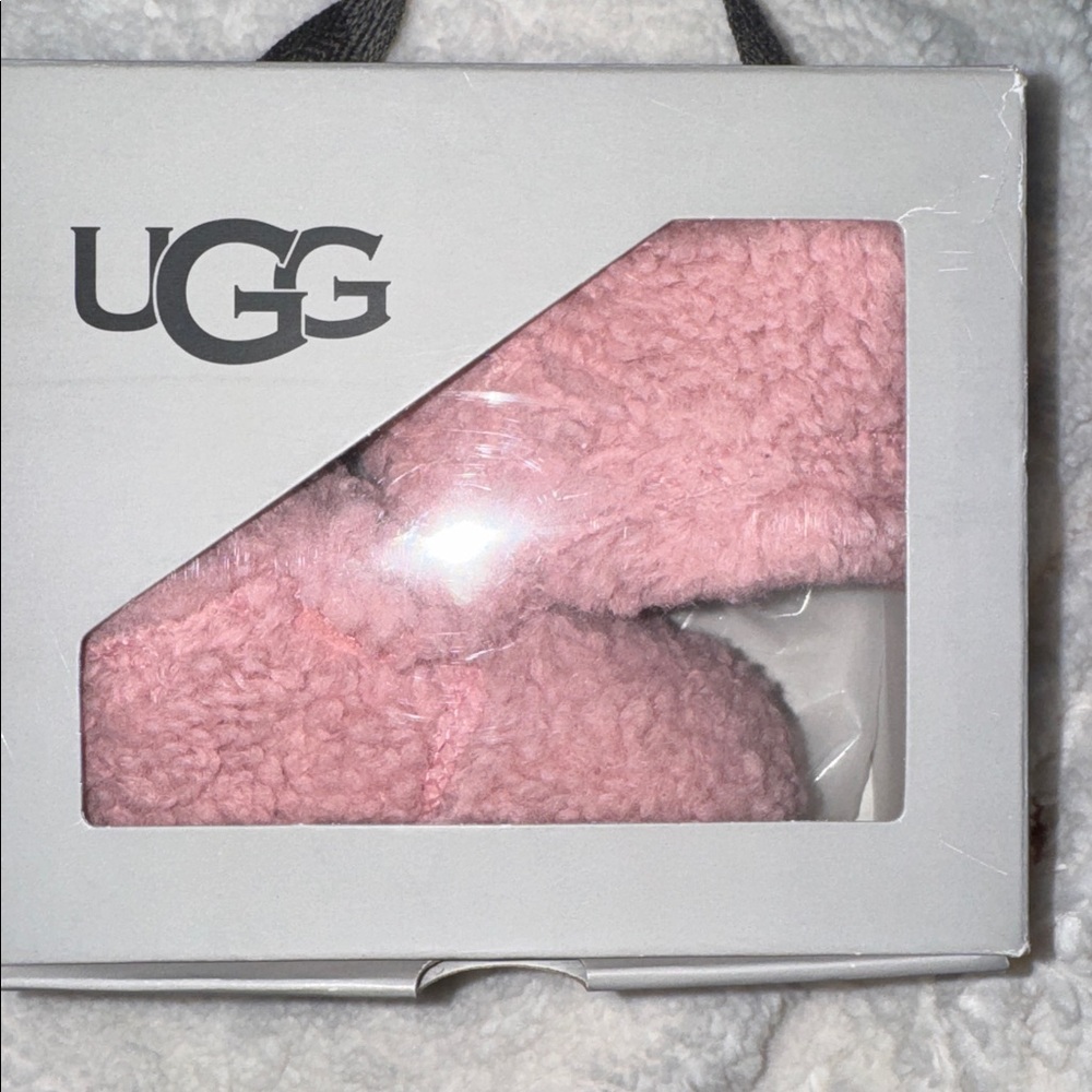 UGG Bixbee Baby Booties, Size 02/03, Pink